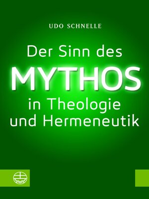 cover image of Der Sinn des Mythos in Theologie und Hermeneutik